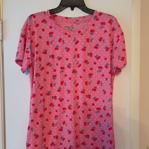 Valentines Cherry Night Gown